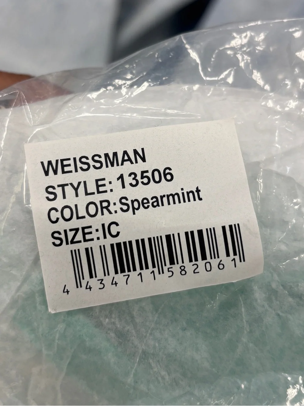 Weissman Aqua/White Sequin Halter Tutu Dance Costume